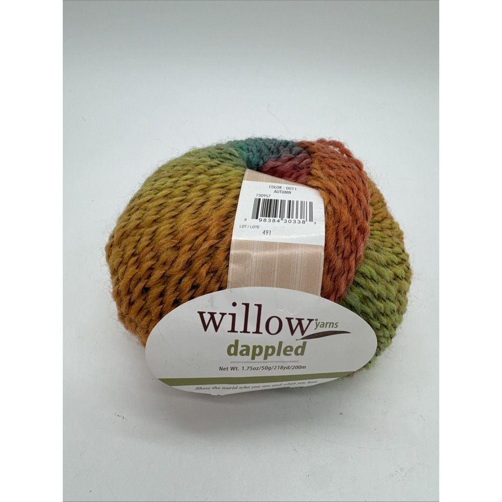 Willow Dappled Yarn Color‎ Autumn 0011 Lot 491 New